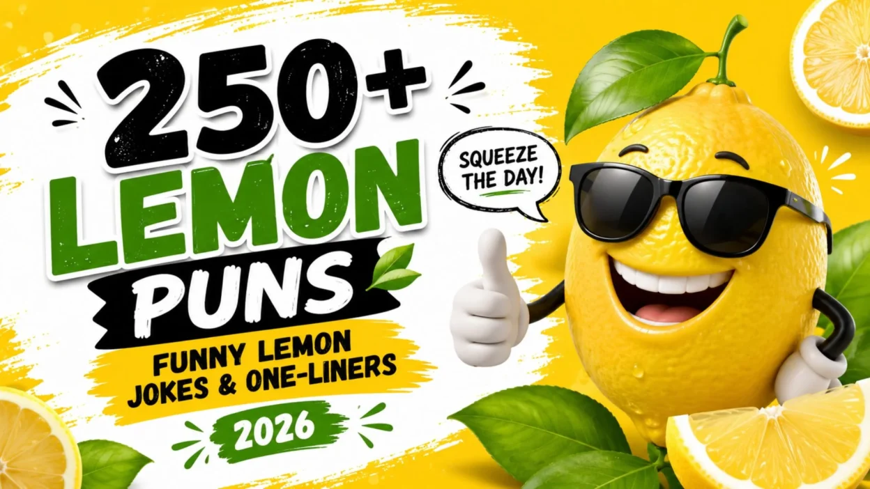 250+ Lemon Puns Funny Lemon Jokes & One-Liners 2026🍋