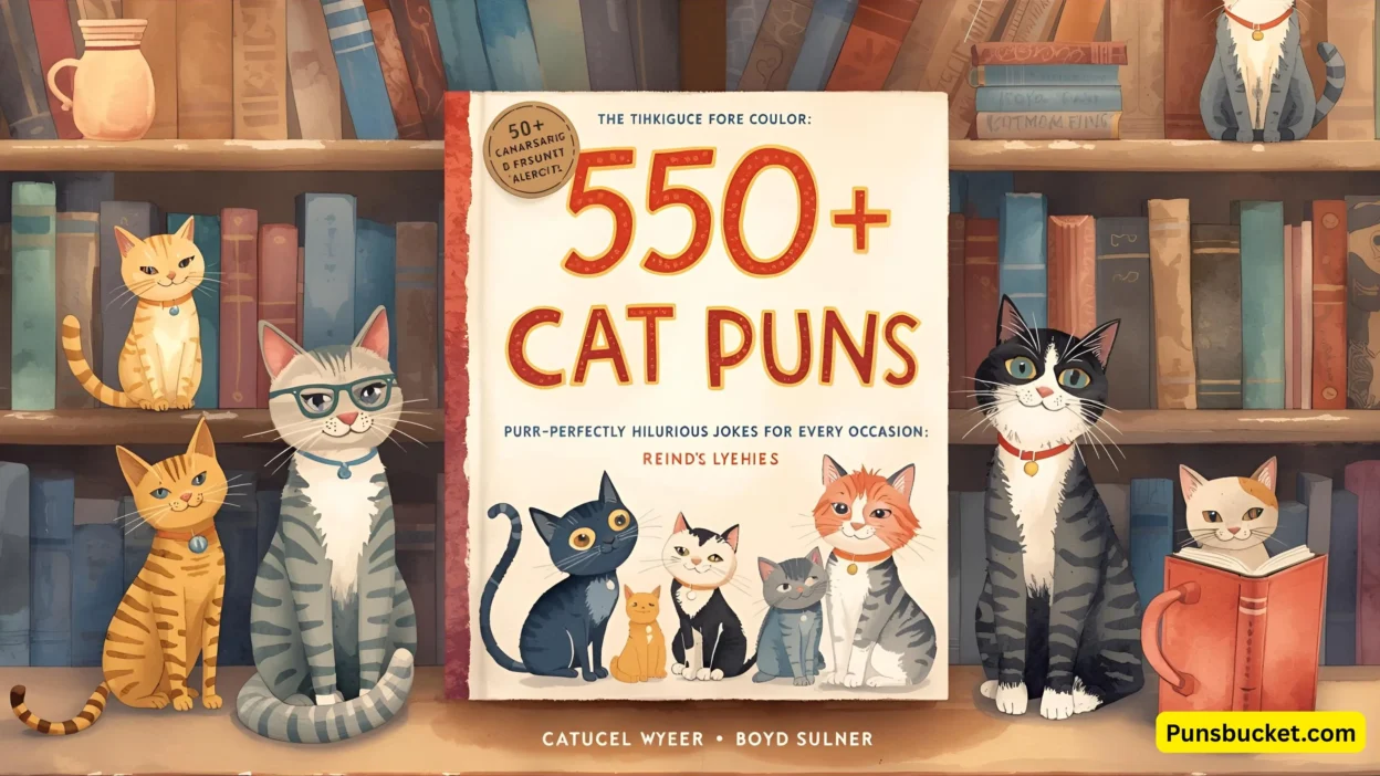 550+ Cat Puns Purr-fectly Hilarious Jokes for Every Occasion 😸