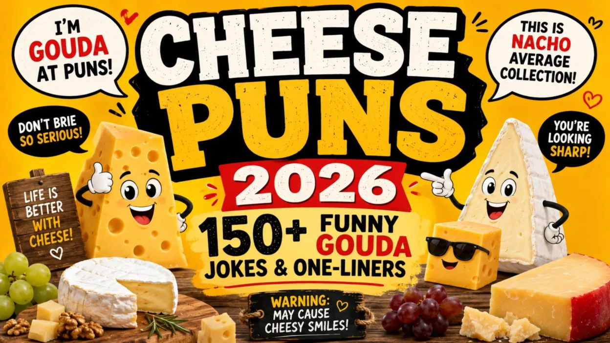 Cheese Puns 2026 150+ Funny Gouda Jokes & One-Liners 🧀😂