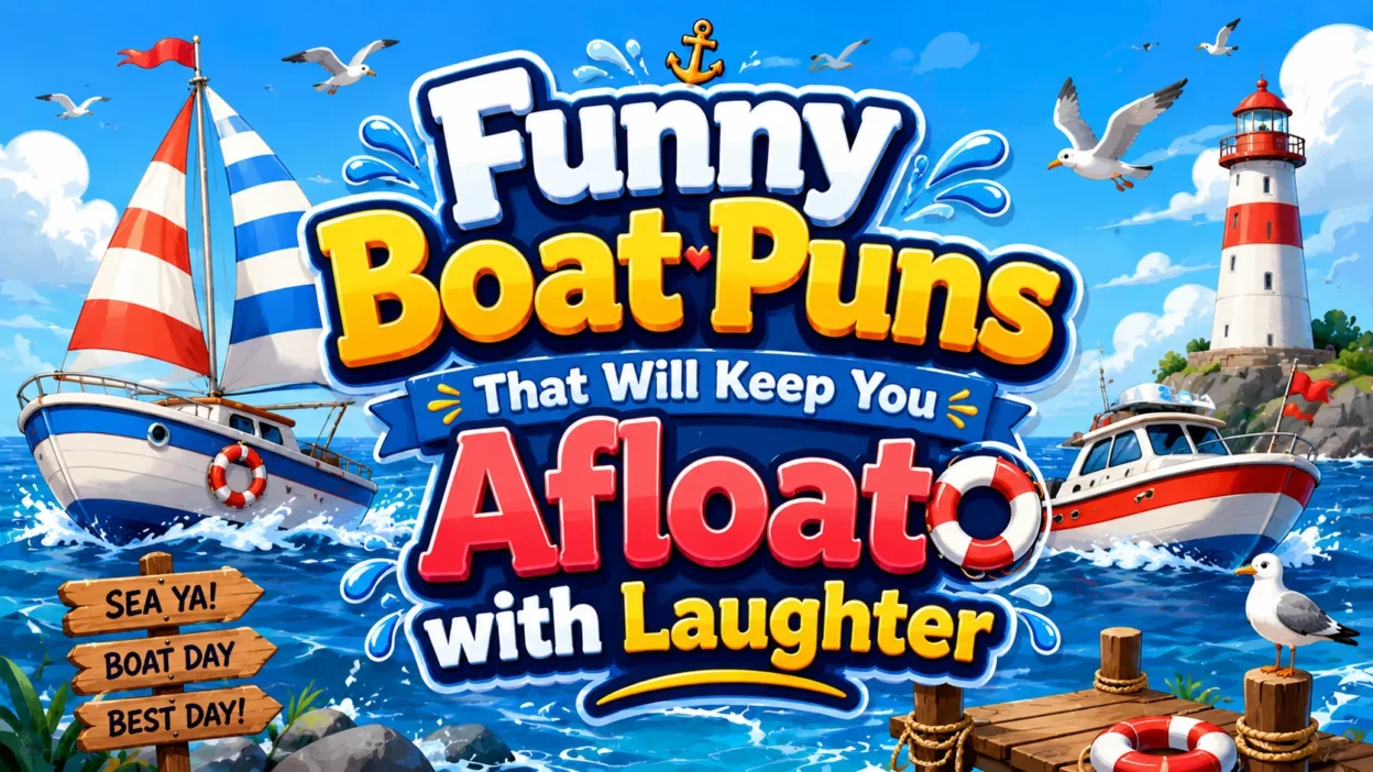 Funny Boat Puns That Will Keep You Afloat with Laughter ⛵😂