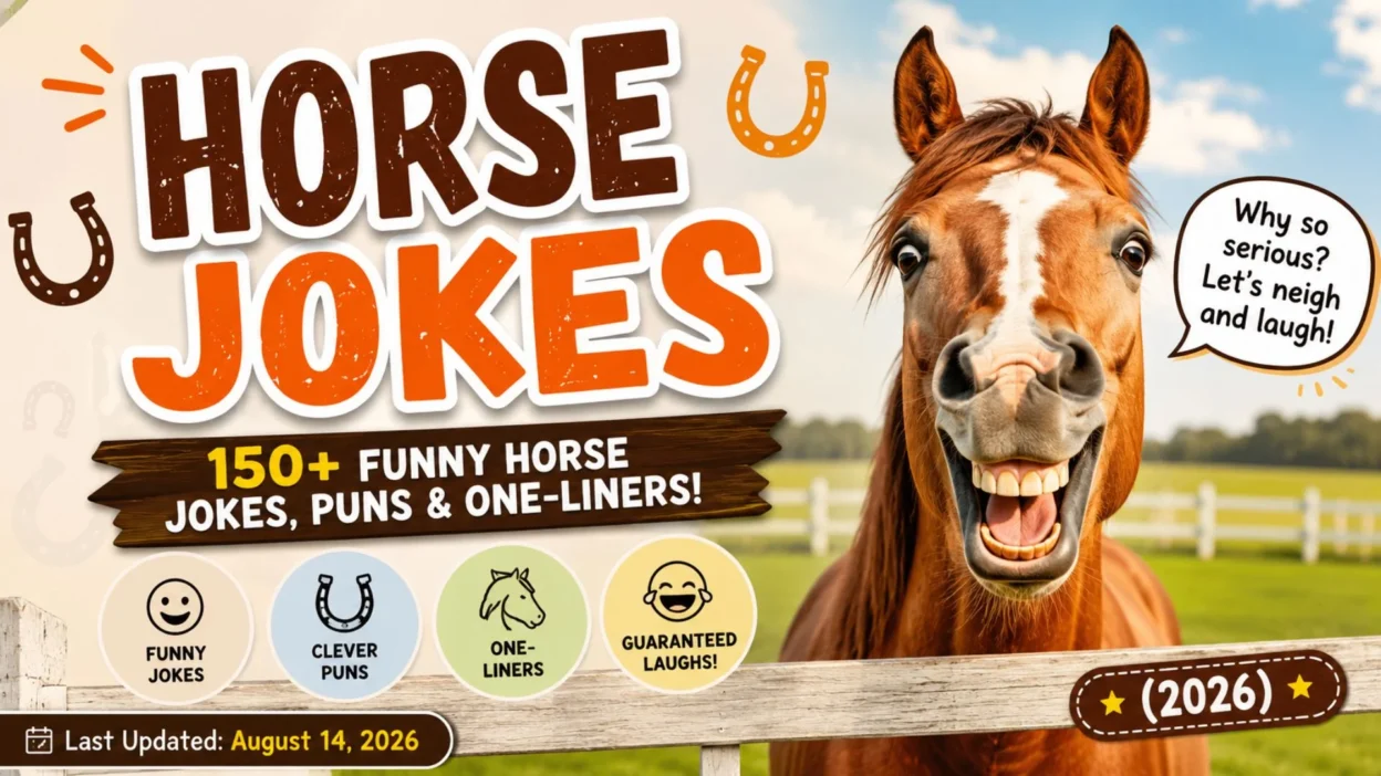 Horse Jokes 150+ Funny Horse Jokes, Puns & One-Liners (2026)