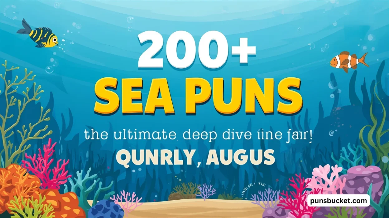 200+ Sea Puns The Ultimate Deep Dive into Ocean Laughs 🌊