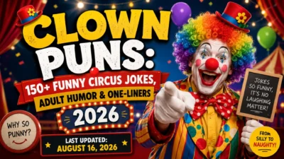 Clown Puns 150+ Funny Circus Jokes, Adult Humor & One-Liners 2026
