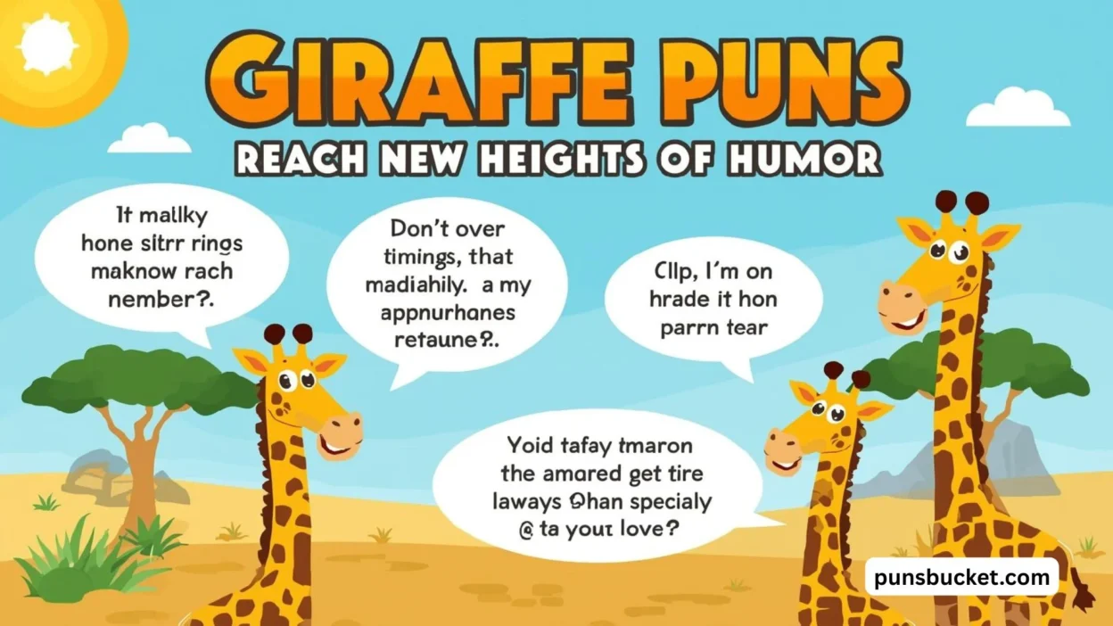 Giraffe Puns 🦒 Reach New Heights of Humor