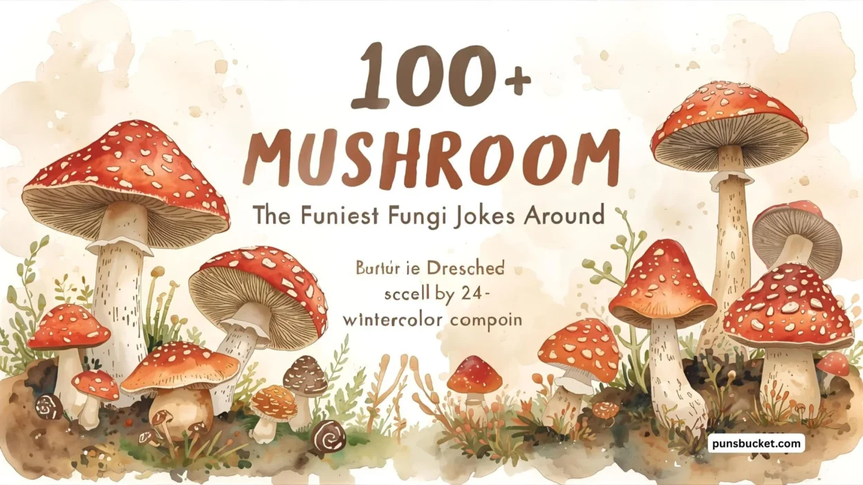 🍄100+ Mushroom Puns The Funniest Fungi Jokes Around🍄