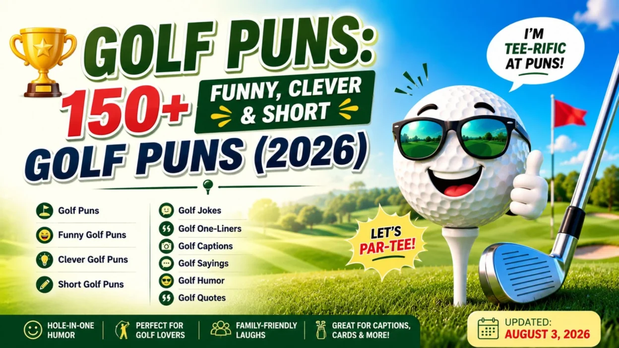 🏆 Golf Puns 150+ Funny, Clever & Short Golf Puns (2026)