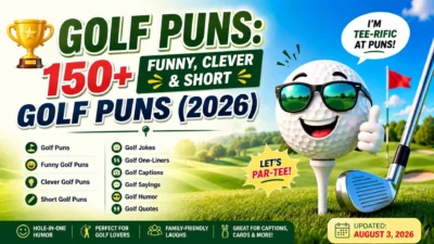 🏆 Golf Puns 150+ Funny, Clever & Short Golf Puns (2026)