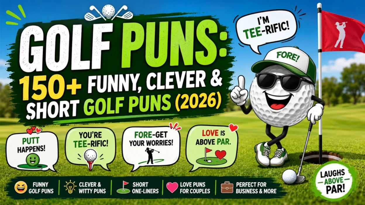 🏆 Golf Puns 150+ Funny, Clever & Short Golf Puns (2026)