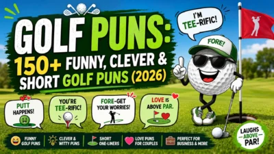 🏆 Golf Puns 150+ Funny, Clever & Short Golf Puns (2026)