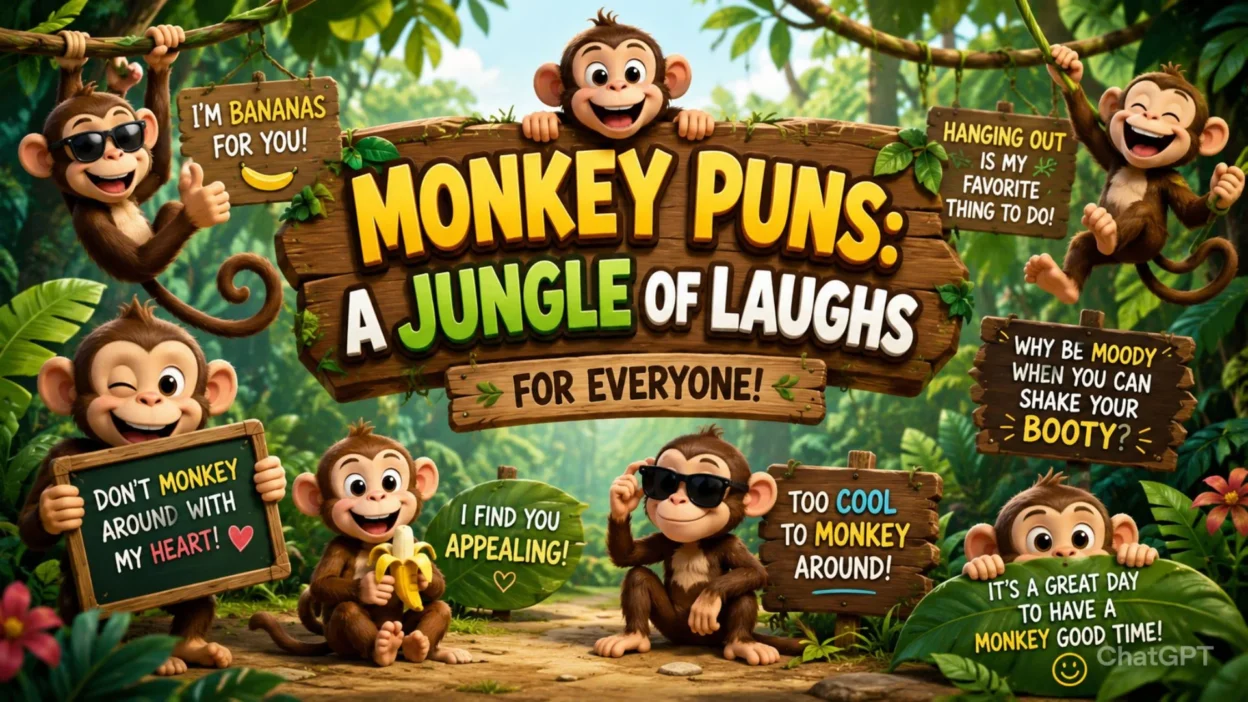 Monkey Puns: A Jungle of Laughs for Everyone 🐒