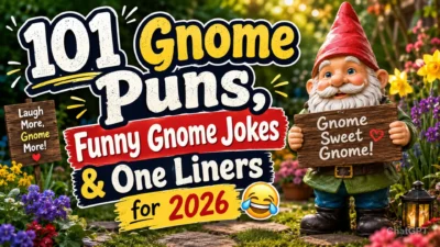 101 Gnome Puns, Funny Gnome Jokes & One Liners for 2026 😂