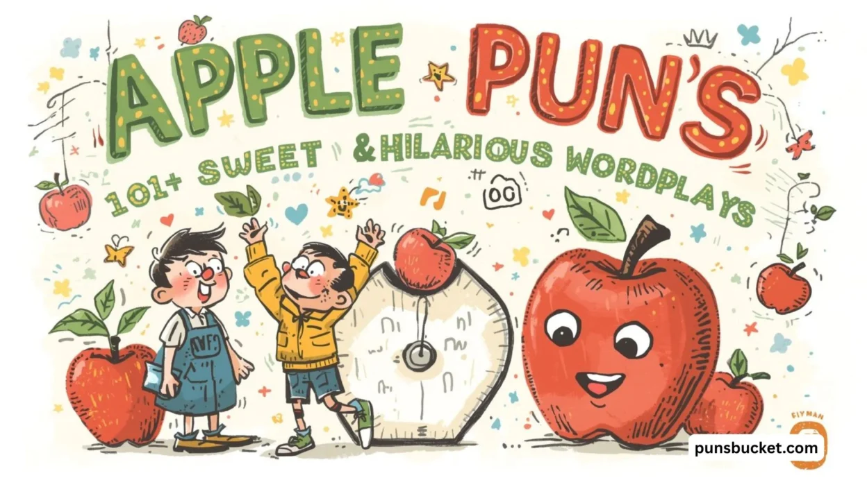 Apple Puns 101+ Sweet & Hilarious Wordplays🍎