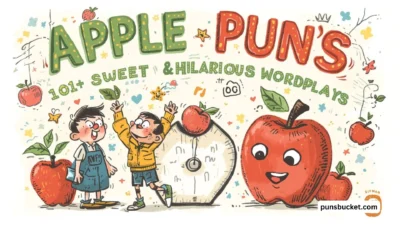 Apple Puns 101+ Sweet & Hilarious Wordplays🍎