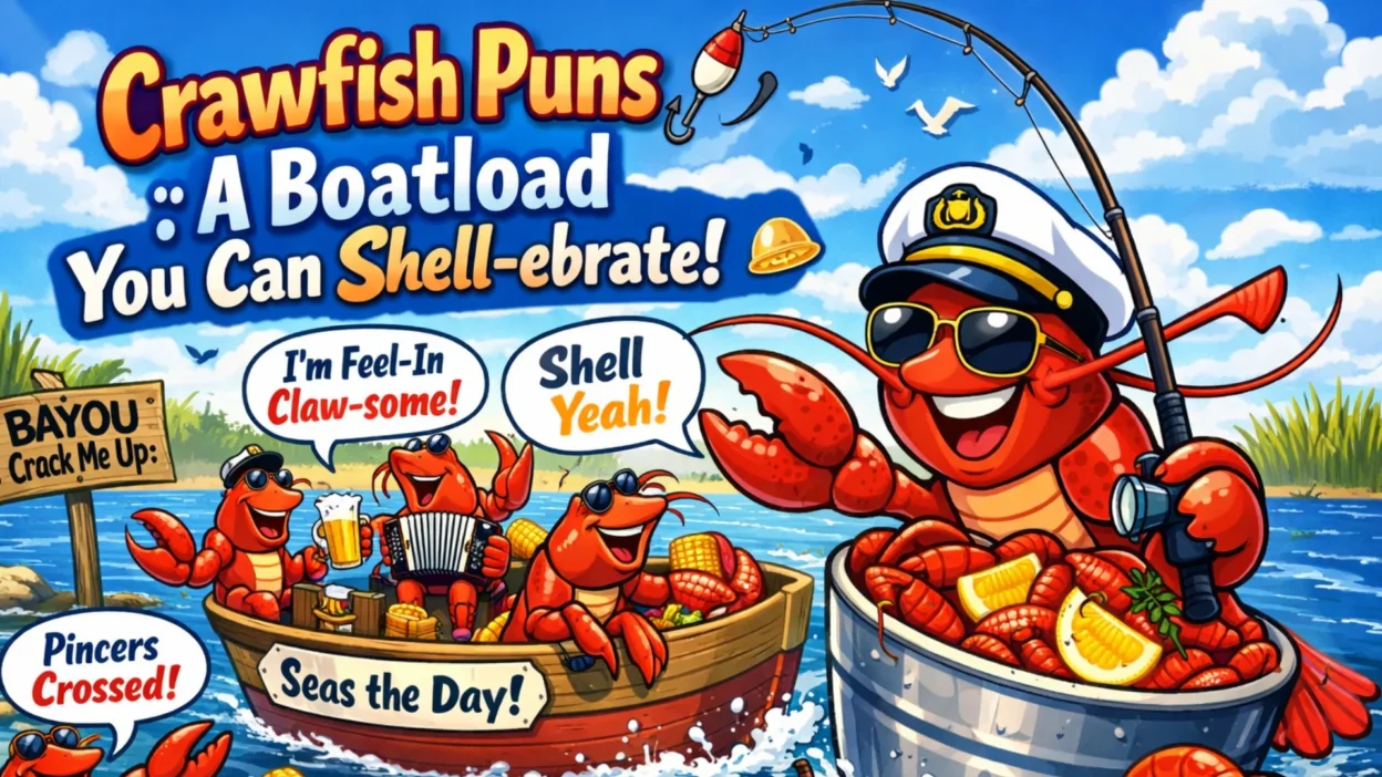 Crawfish Puns 🎣 A Boatload You Can Shell-ebrate