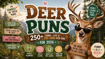 Deer Puns 🦌 250+ Funny, Cute & Stag-gering Deer Puns for 2026