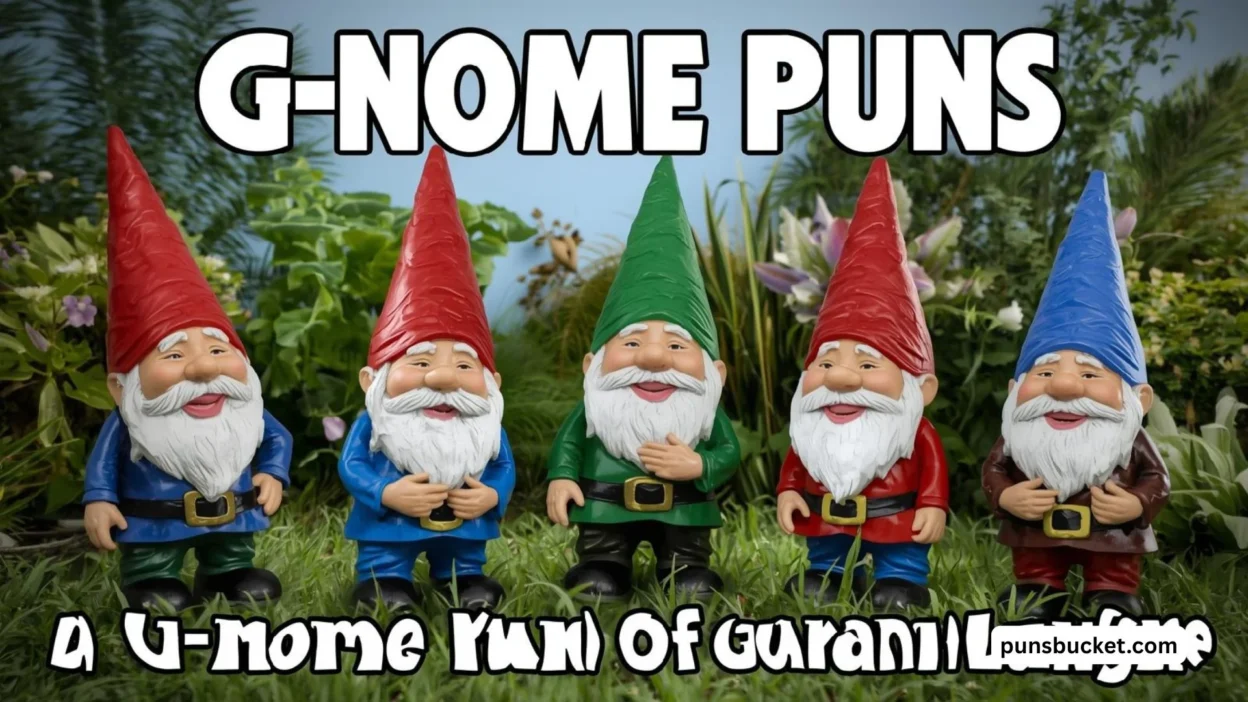 Gnome Puns A G-nome Run of Garden Laughs 😂