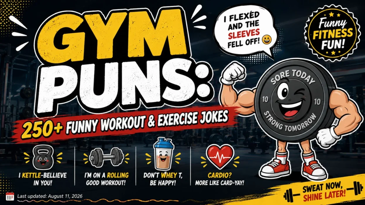 Gym Puns 250+ Funny Workout & Exercise Jokes