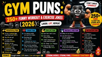 Gym Puns 250+ Funny Workout & Exercise Jokes (2026)