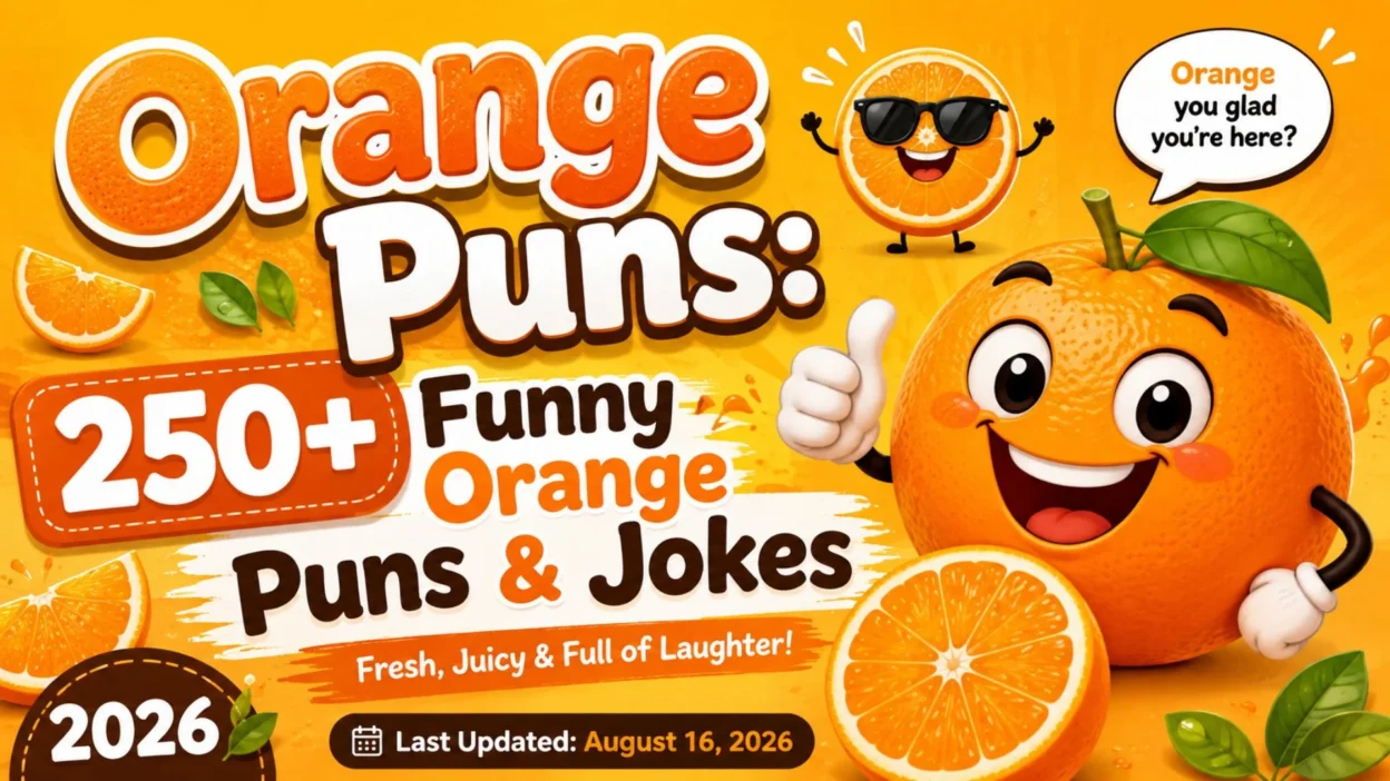Orange Puns 250+ Funny Orange Puns & Jokes 2026