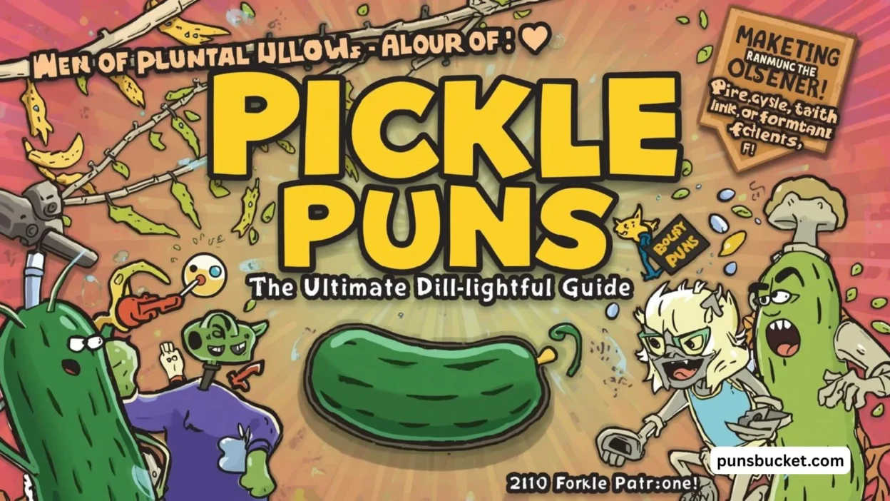 Pickle Puns 🥒 The Ultimate Dill-lightful Guide