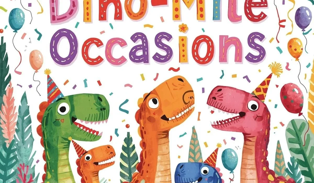 🎂 Dino-Mite Occasions Birthday, Holidays, and More 🎉