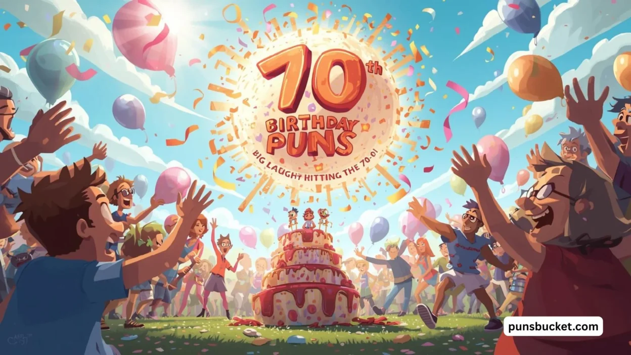🎉70th Birthday Puns Big Laughs for Hitting the Big 7-0 🎂