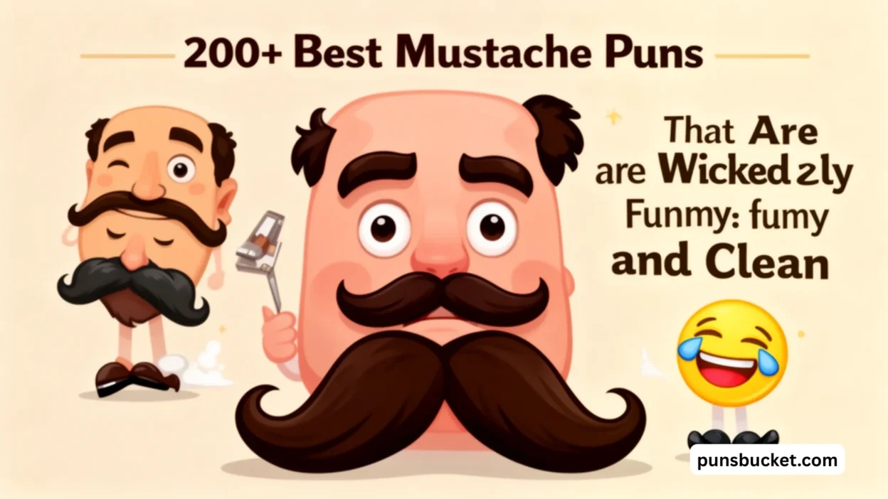 200+ Best Mustache Puns That Are Wickedly Funny and Clean😂