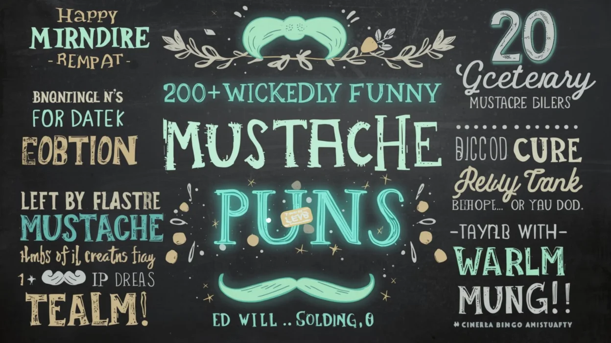 mustache puns