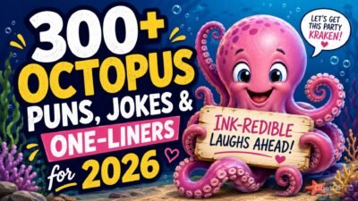 300+ Octopus Puns, Jokes & One-Liners for 2026 🐙
