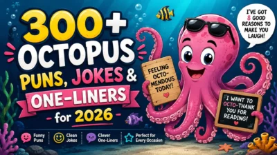 300+ Octopus Puns, Jokes & One-Liners for 2026 🐙