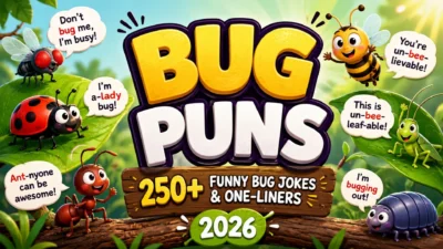 Bug Puns 250+ Funny Bug Jokes & One-Liners 2026