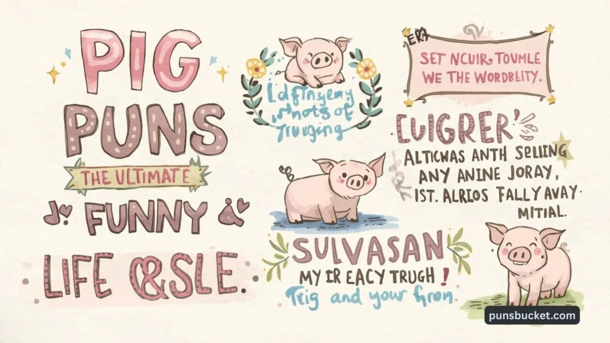 Pig Puns The Ultimate Trough of Funny Wordplay 😂🐷