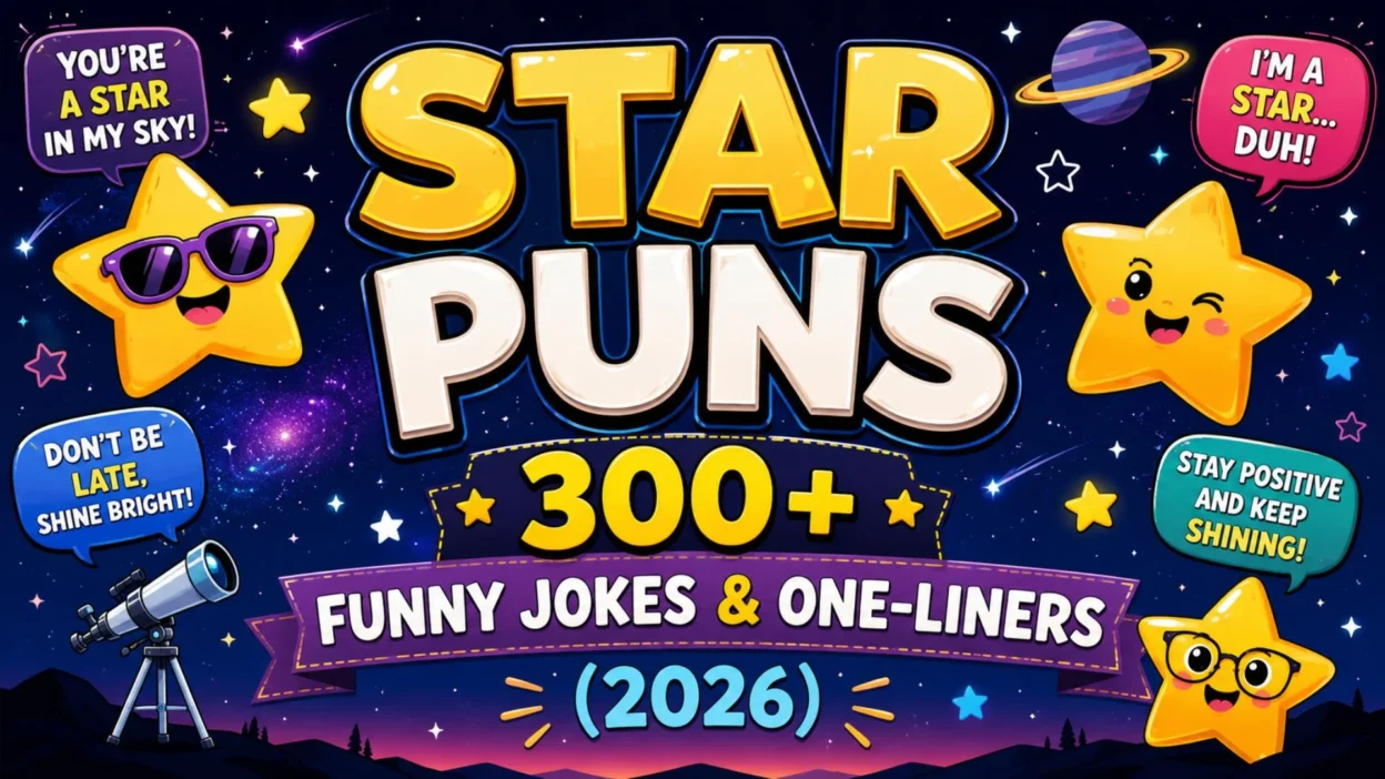 Star Puns: 300+ Funny Jokes & One-Liners (2026)