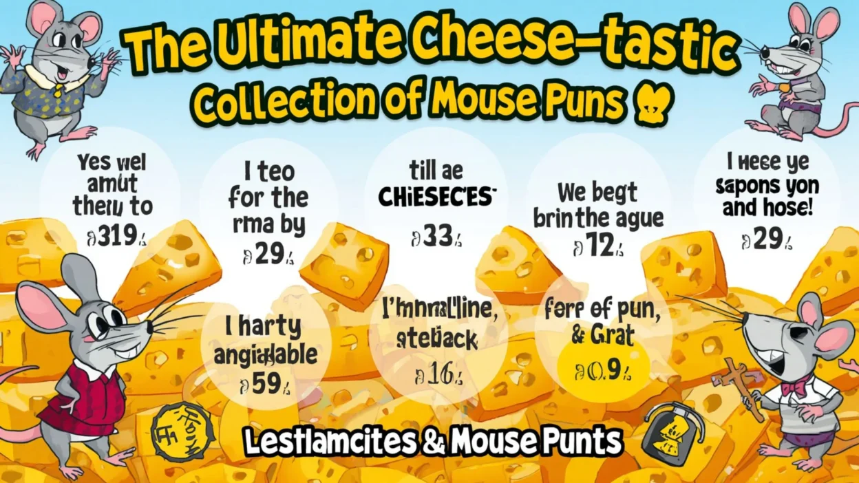 The Ultimate Cheese-tastic Collection of Mouse Puns 🧀