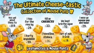 The Ultimate Cheese-tastic Collection of Mouse Puns 🧀