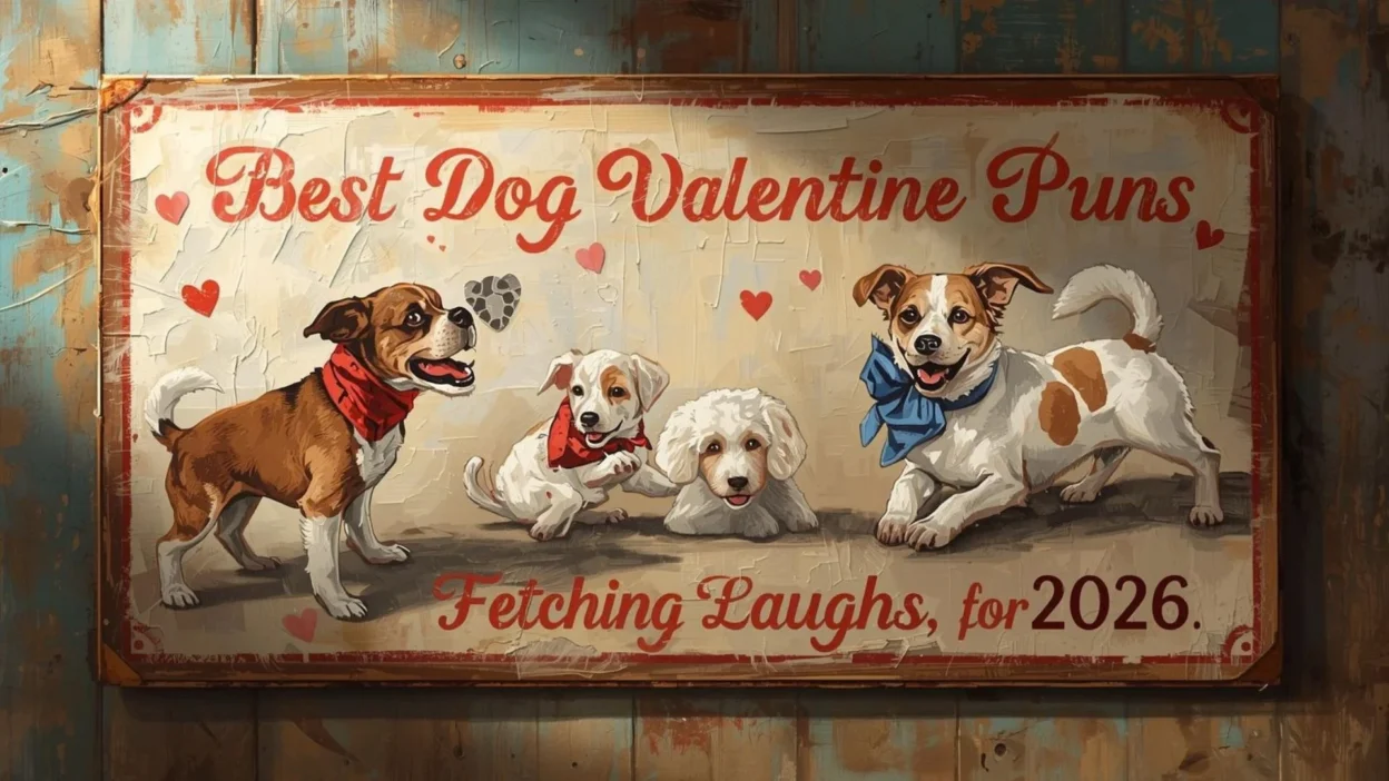 dog valentine puns