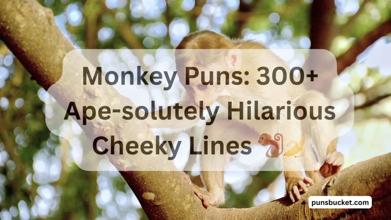 Monkey Puns 300+ Ape-solutely Hilarious Cheeky Lines 🐒🍌
