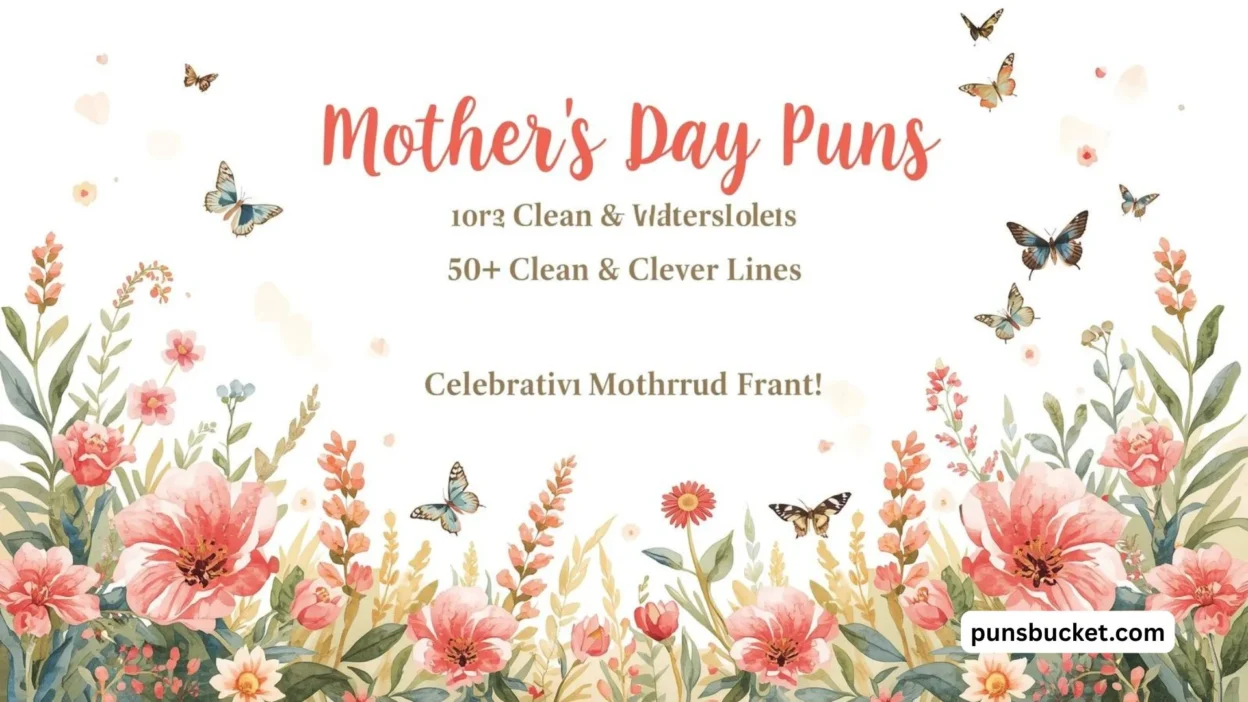 🌸Mother’s Day Puns 50+ Clean & Clever Lines 😂