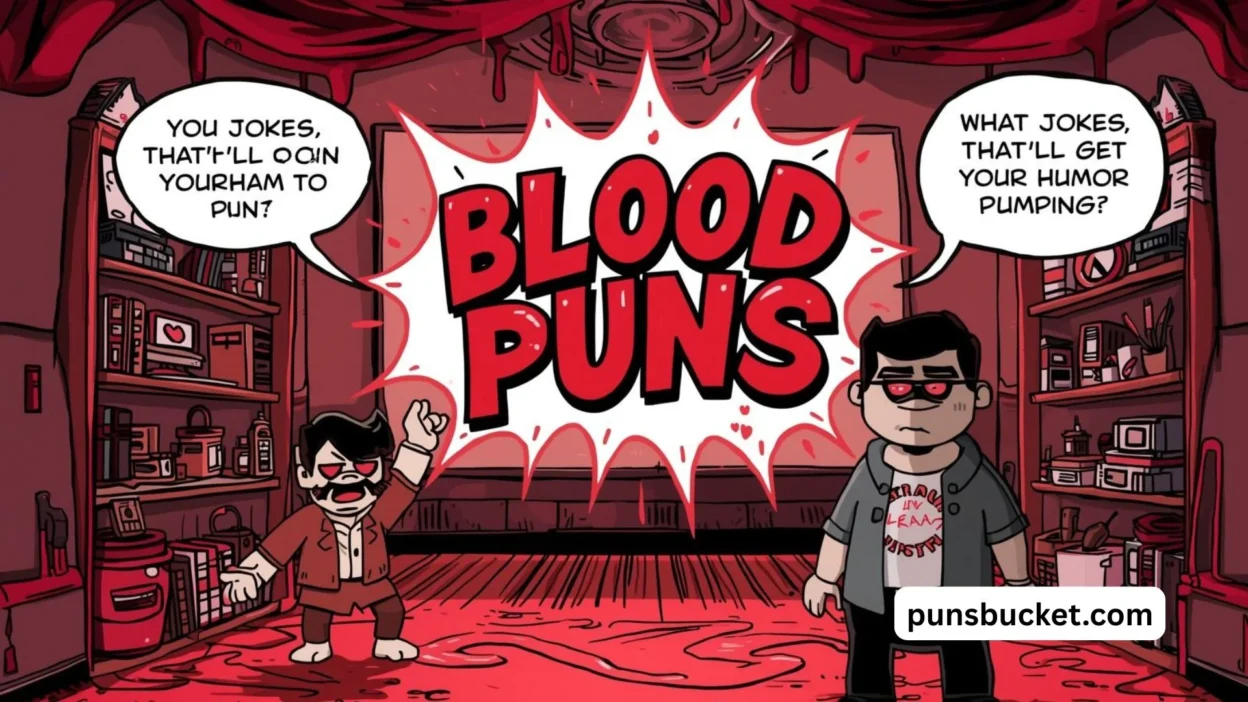 Blood Puns 350+ Jokes That'll Get Your Humor Pumping 🩸😂
