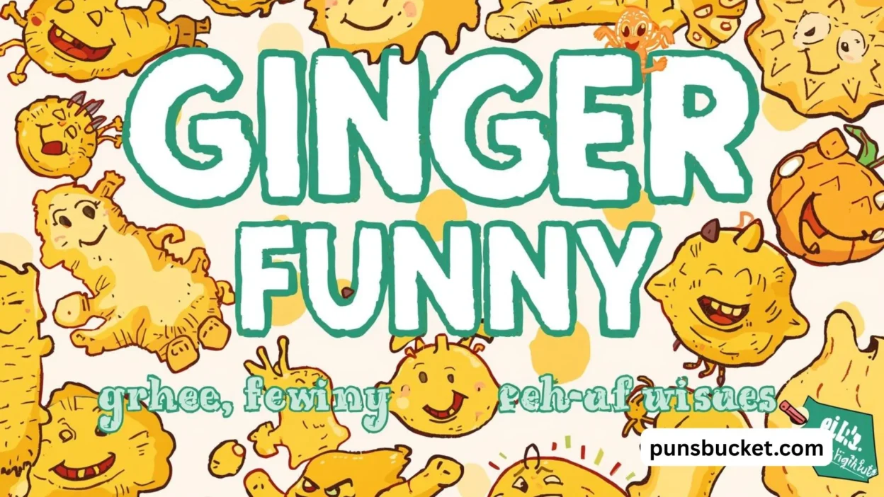 Ginger Puns Grate, Funny & Peel-ious 🧡