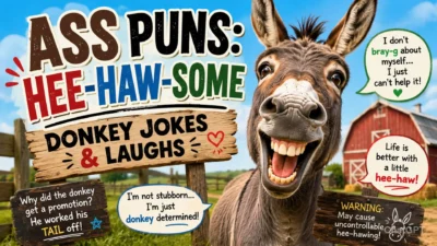 Ass Puns Hee-Haw-some Donkey Jokes & Laughs
