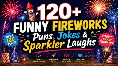 🎆 120+ Funny Fireworks Puns, Jokes & Sparkler Laughs