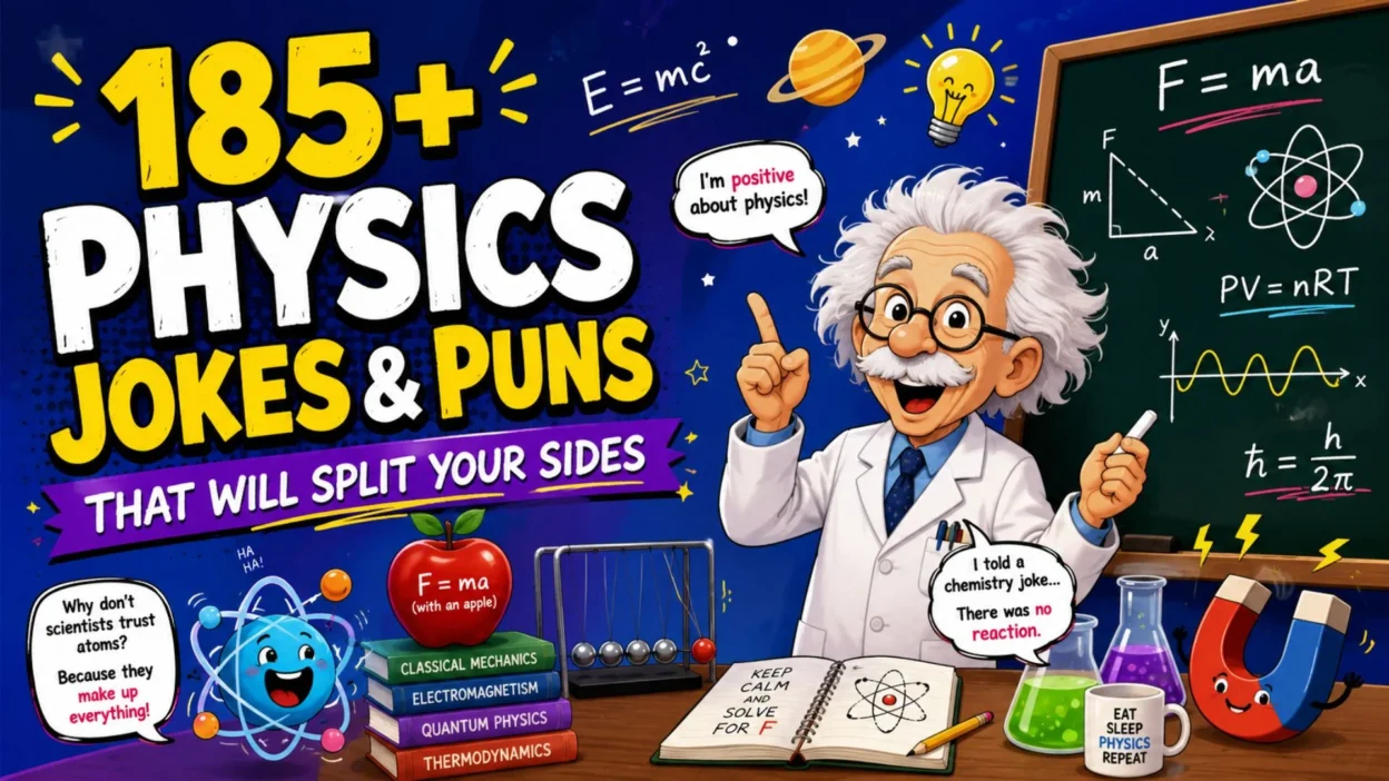 185+ Physics Jokes & Puns That Will Split Your Sides