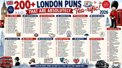 200+ London Puns That Are Absolutely Tea‑rific 2026200+ London Puns That Are Absolutely Tea‑rific 2026