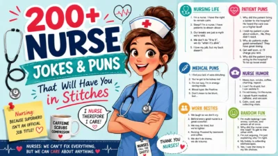 200+ Nurse Jokes & Puns That Will Have You in Stitches