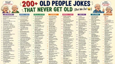 200+ Old People Jokes That Never Get Old (But We Do! 😂)