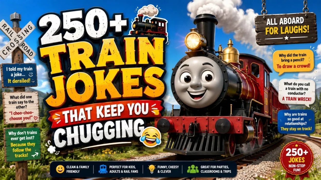 250+ Train Jokes That Keep You Chugging 🚂😂