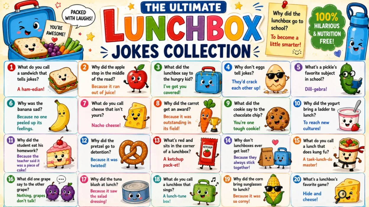 The Ultimate Lunchbox Jokes Collection 🍱