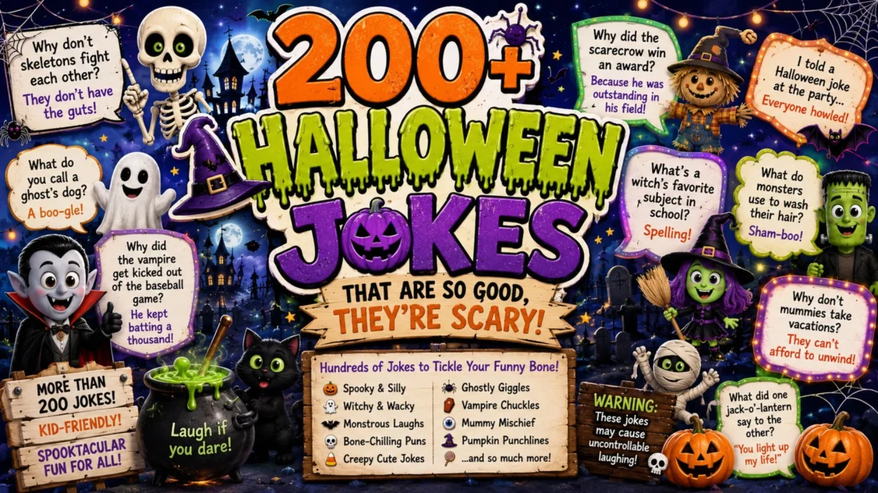 🎃 200+ Halloween Jokes That Are So Good, They’re Scary!