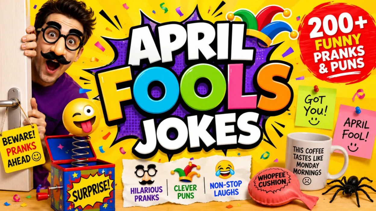 🎭 April Fools Jokes 200+ Funny Pranks & Puns